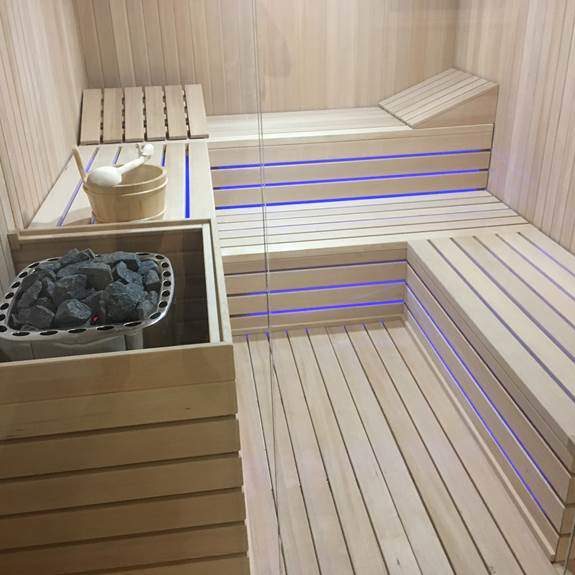 Sauna di grandi dimensioni
