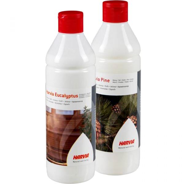 KIT ESSENZE PER SAUNA ALL'EUCALIPTO (500 ml) E PINO (500 ml)