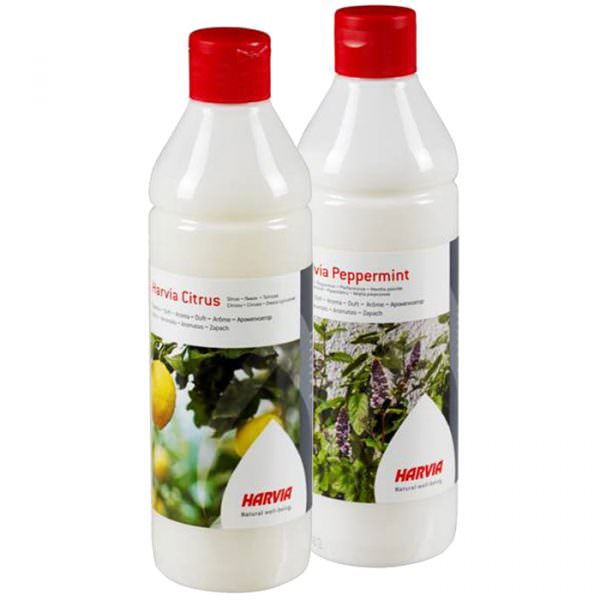 KIT ESSENZE PER SAUNA AL LIMONE (500 ml) E MENTA PIPERITA (500 ml)