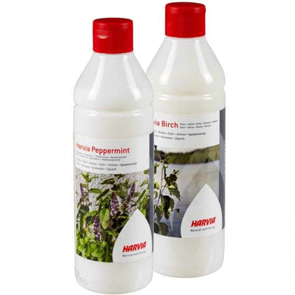 KIT ESSENZE PER SAUNA ALLA MENTA (500 ml) E BETULLA (500 ml)