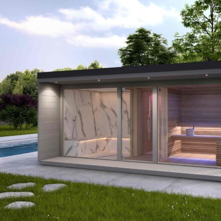 SAUNA E BAGNO TURCO DA ESTERNO