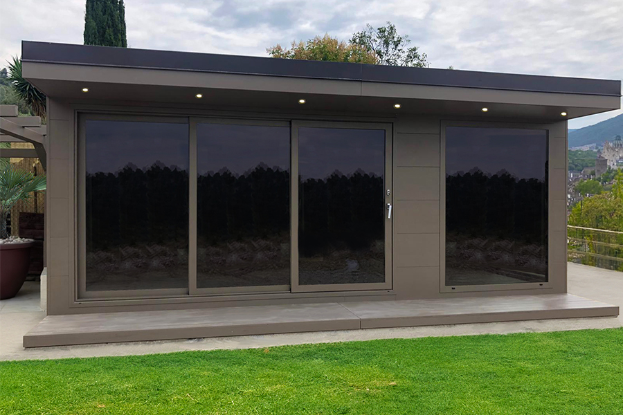 Casetta benessere da esterno con Sauna