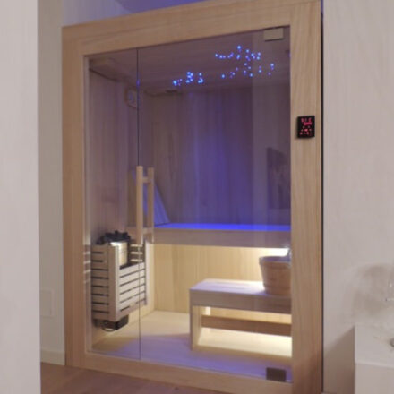 SAUNA INDOOR IN LEGNO DI PERO ORIENTALE