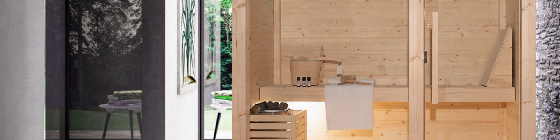 Sauna finlandese da interno