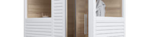 SAUNA MIAMI DA ESTERNO VERNICIATA