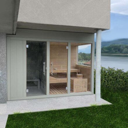 MONOBLOCCO ALL INN DA ESTEERNO CON SAUNA E BAGNO TURCO