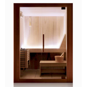 SAUNA IN LEGNO MOD.SKY DA INTERNO