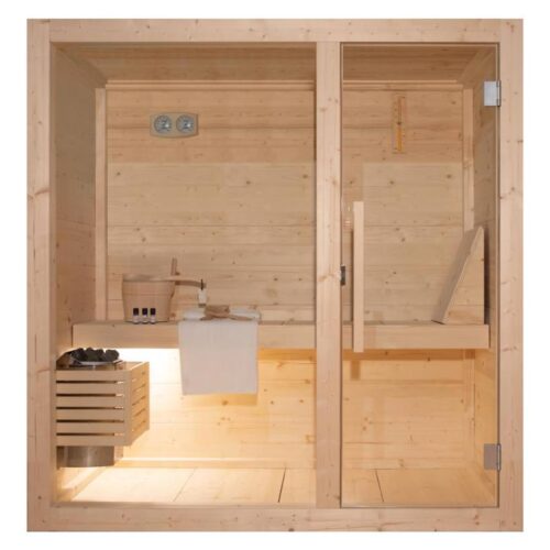 CABINA SAUNA IN LEGNO DI ABETE