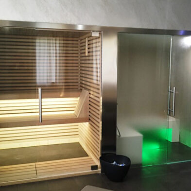 ALL INN DA INTERNO CON SAUNA BAGNO TURCO E DOCCIA