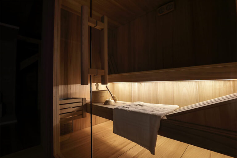 sauna da interno per casa privata a 4 posti