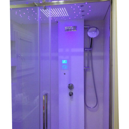 TRASFORMAZIONE CABINA DOCCIA IN BAGNO TURCO E INSERIMENTO DI COLONNA CON TECNOLOGIA EMOZIONALE