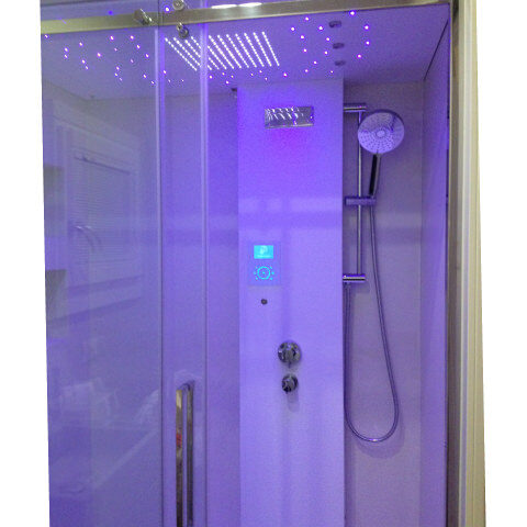 TRASFORMAZIONE CABINA DOCCIA IN BAGNO TURCO E INSERIMENTO DI COLONNA CON TECNOLOGIA EMOZIONALE