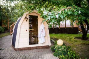 SAUNA DA ESTERNO MOD.CORTINA