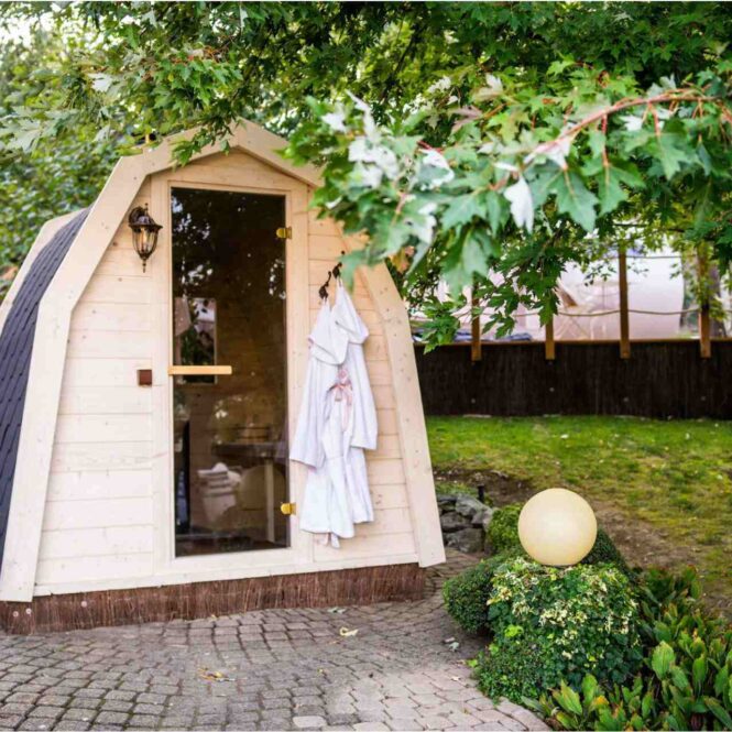 SAUNA DA ESTERNO CORTINA