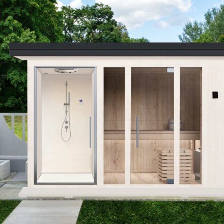 ALL INN DA ESTERNO CON SAUNA E DOCCIA