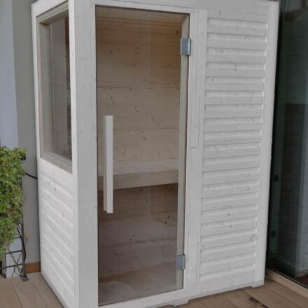 SAUNA MIAMI DA ESTERNO VERNICIATA