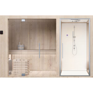 SPATIUM RYGENERA IN LEGNO E VETRATA PANORAMICA
