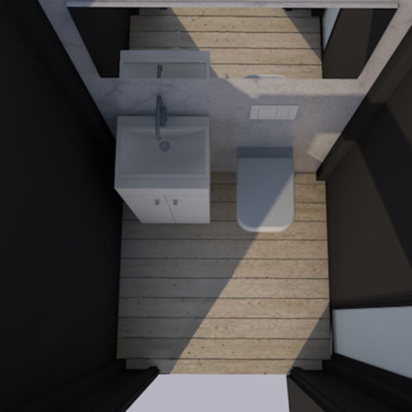 BAGNO DA ESTERNO DI DESIGN