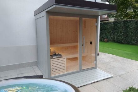 CABINA SAUNA MODERNA E DI DESIGN