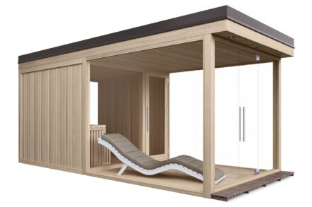 CABINA SAUNA CON DOPPIA FUNZIONALITA'