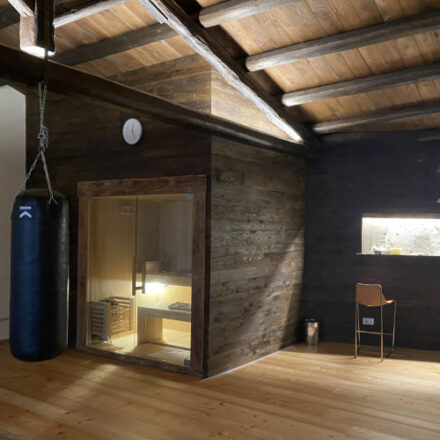 SAUNA IN LEGNO INVECCHIATO