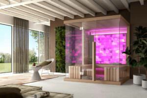 CABINA SAUNA DA INTERNO MOD.YALA SALT