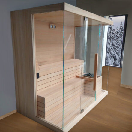 SAUNA DA INTERNO PRODOTTA PER DILETTA LEOTTA