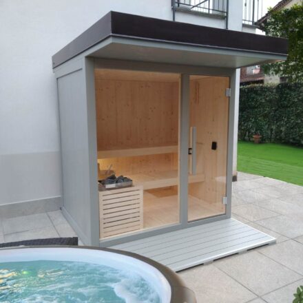SAUNA YOUNG OUTDOOR IN LEGNO E PERSONALIZZABILE