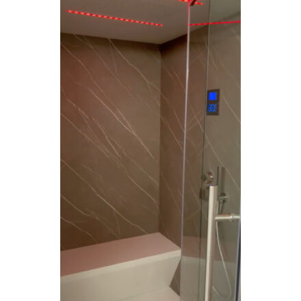 PARTICOLARE PERSONALIZZAZIONE CABINA BAGNO TURCO