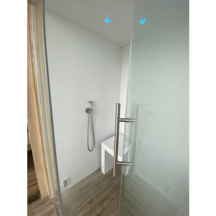 CABINA BAGNO TURCO INTEGRATA CON DOCCIA E TECNOLOGIA EMOZIONALE