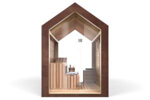 SAUNA DA ESTERNO IN KORTEN