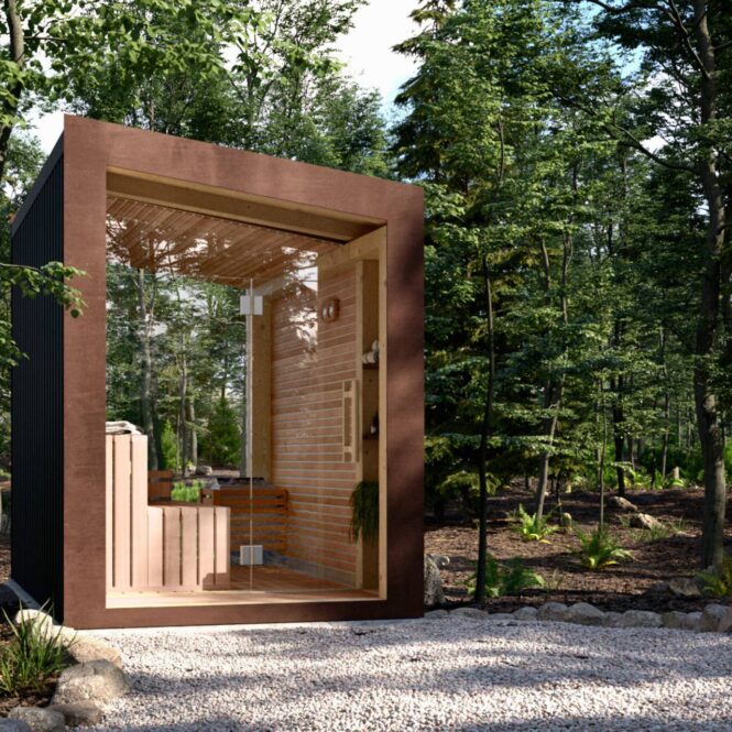 SAUNA DA ESTERNO ST HERMES