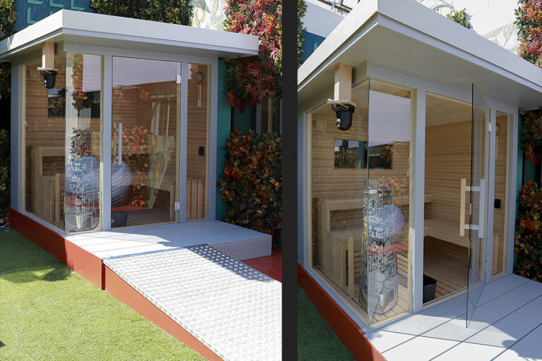 Interni sauna Grande Fratello