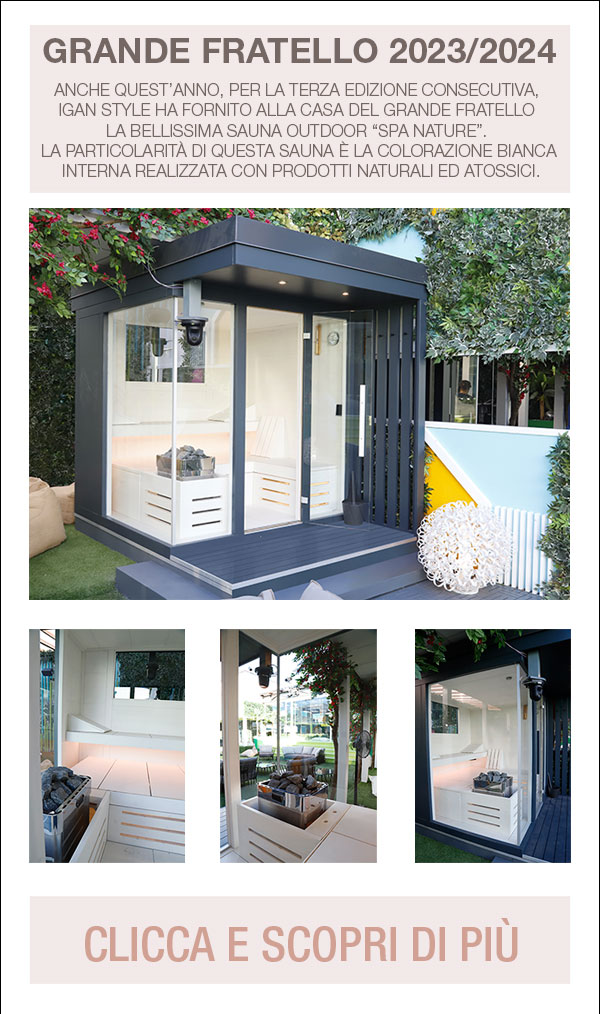 Un angolo benessere in giardino: la casetta wellness e la sauna outdoor