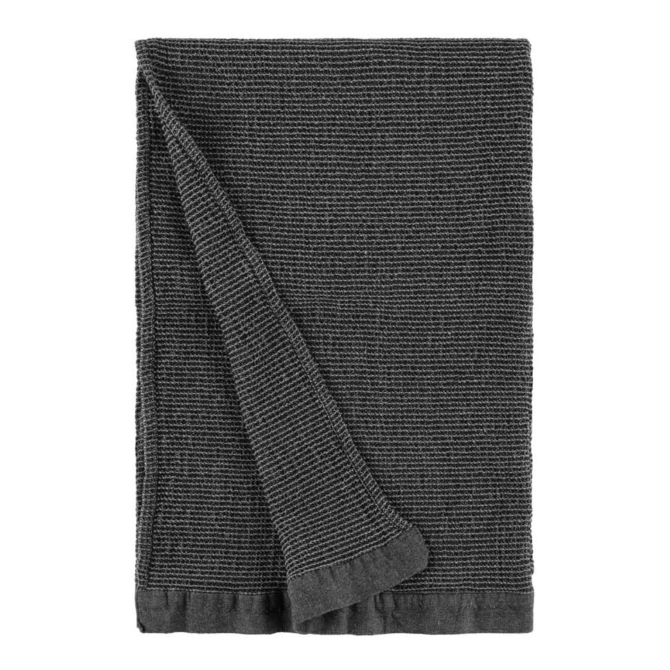 Asciugamano oversize 180 x 90 cm nero - RENTO Asciugamano oversize 180 x 90 cm nero - RENTO