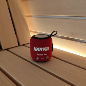 Cassa Bluetooth harvia rossa per sauna, impermeabile