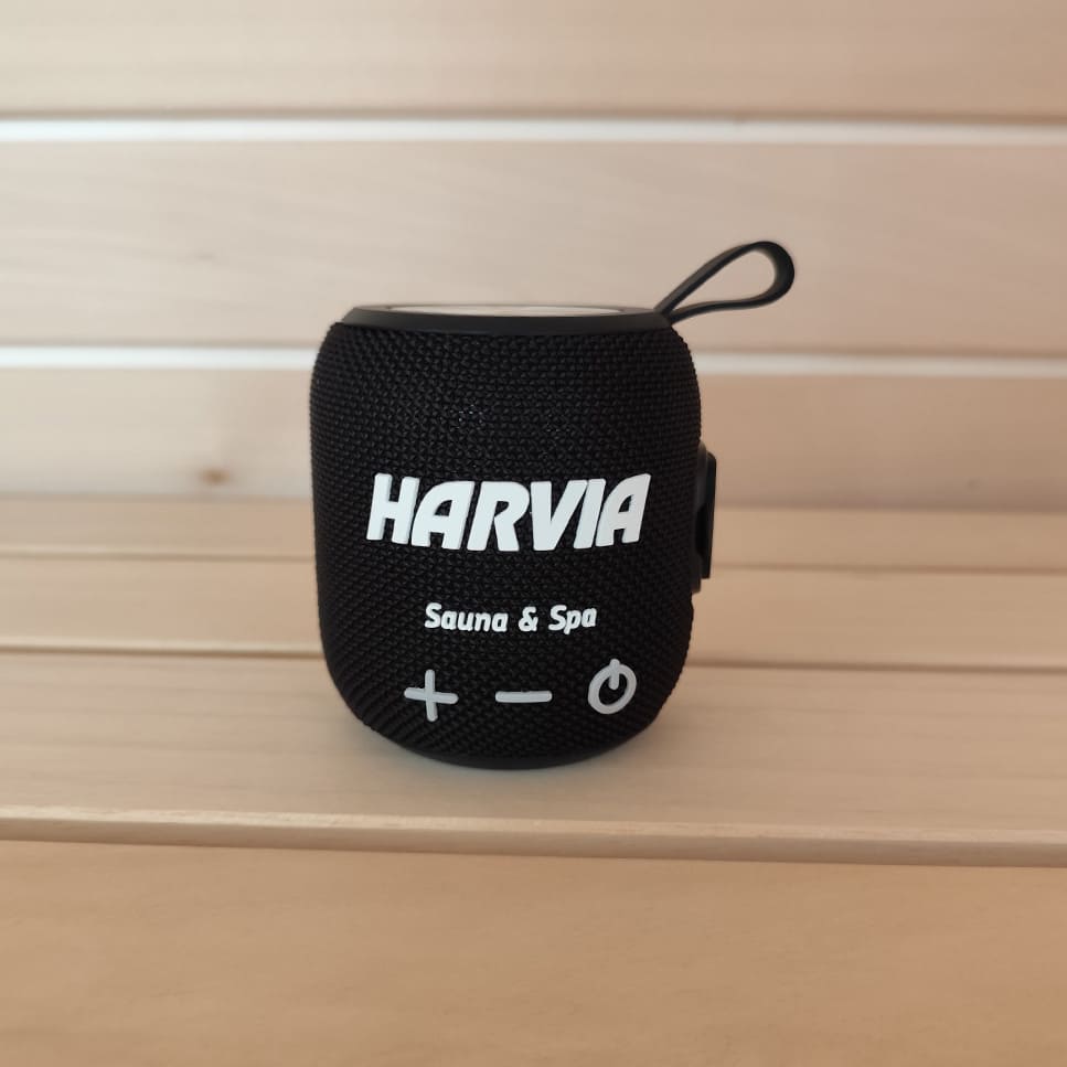 Cassa Bluetooth impermeabile nera per sauna - HARVIA Cassa Bluetooth impermeabile nera per sauna - HARVIA