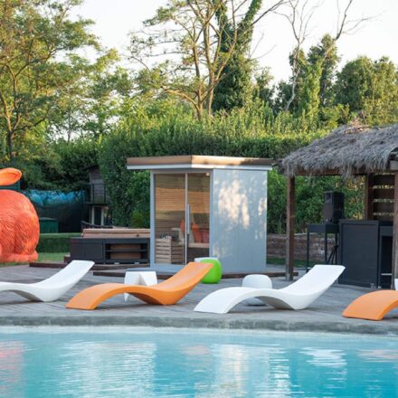 SAUNA OUTDOOR FRONTE PISCINA