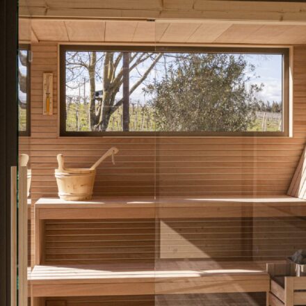 SAUNA INSERITA IN CASETTA WELLNESS