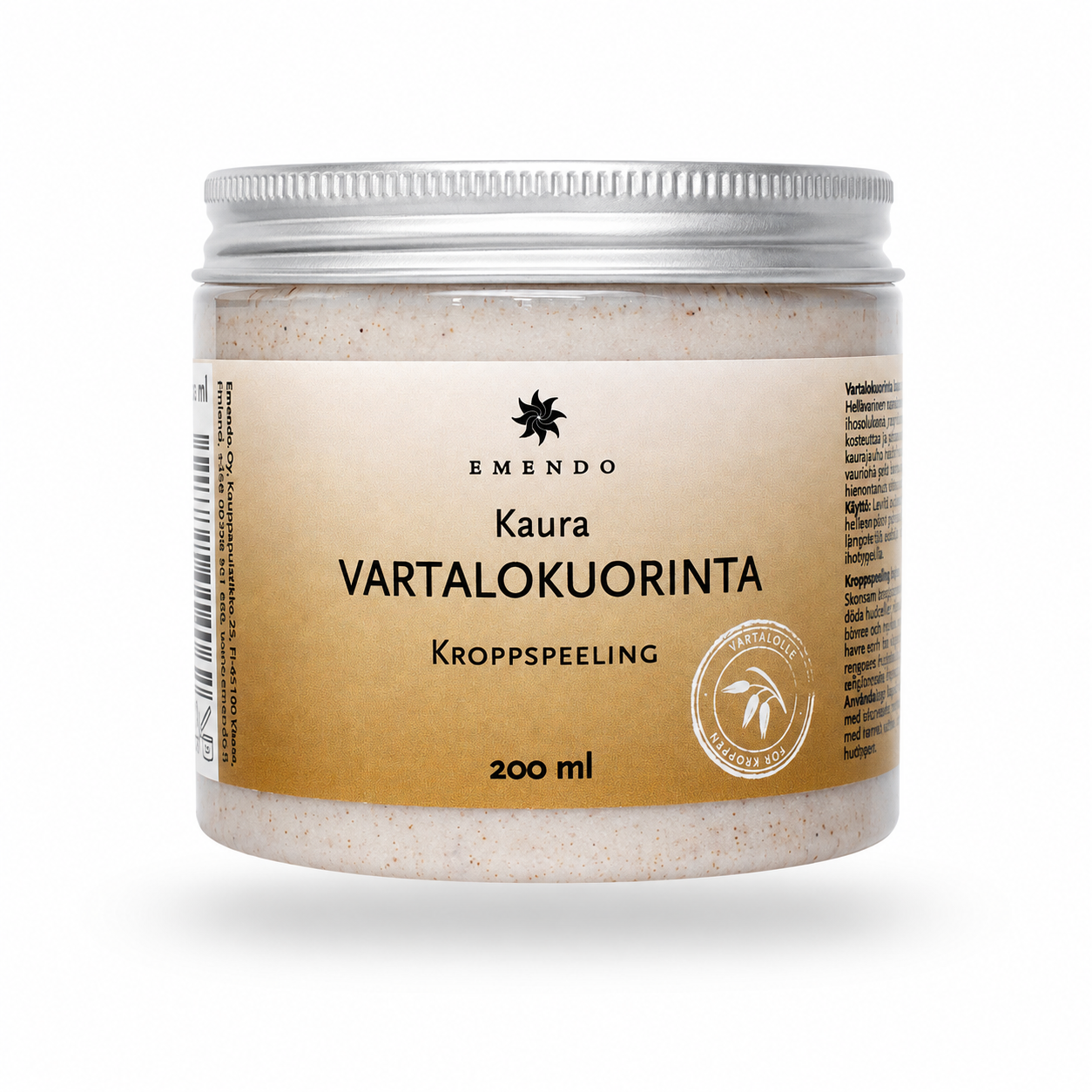 SCRUB ALL'AVENA ESFOLIANTE PER PELLI