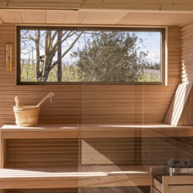 SAUNA A LISTELLI DI OKUME'