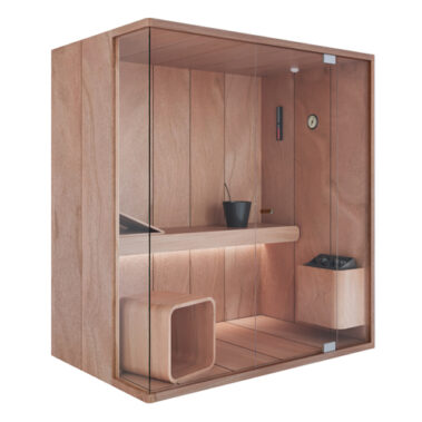 SAUNA CON ELEMENTI TONDI
