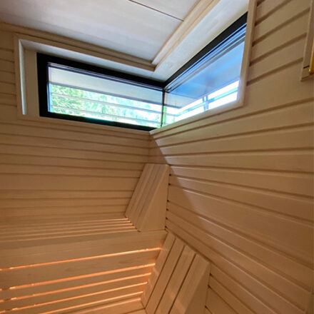 SAUNA CON IMBOTTO FINESTRA