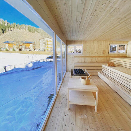 SAUNA PROFESSIONALE IN ABETE