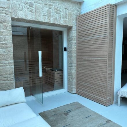 SAUNA KAZAKISTAN IN AREA SPA DI UNA VILLA