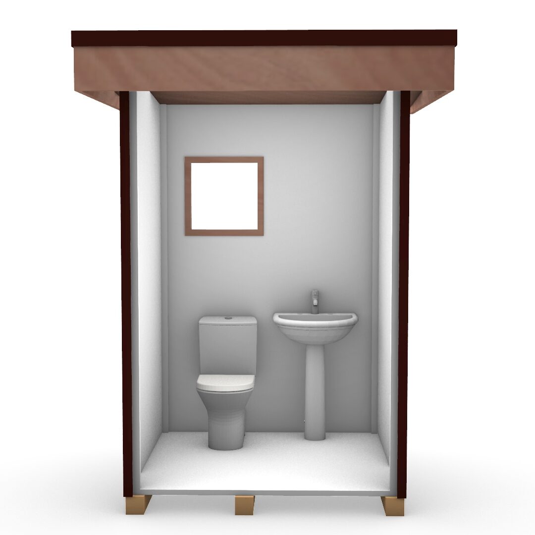 Bagni da esterno e cabine spogliatoio