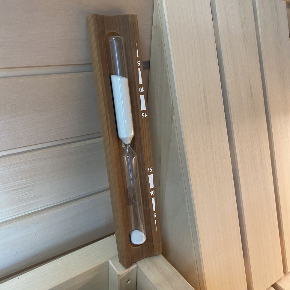 Clessidra scura con sabbia bianca per sauna - ELIGA Clessidra scura con sabbia bianca per sauna - ELIGA