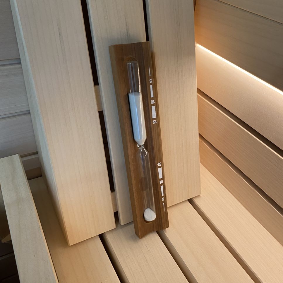 Clessidra scura con sabbia bianca per sauna - ELIGA Clessidra scura con sabbia bianca per sauna - ELIGA