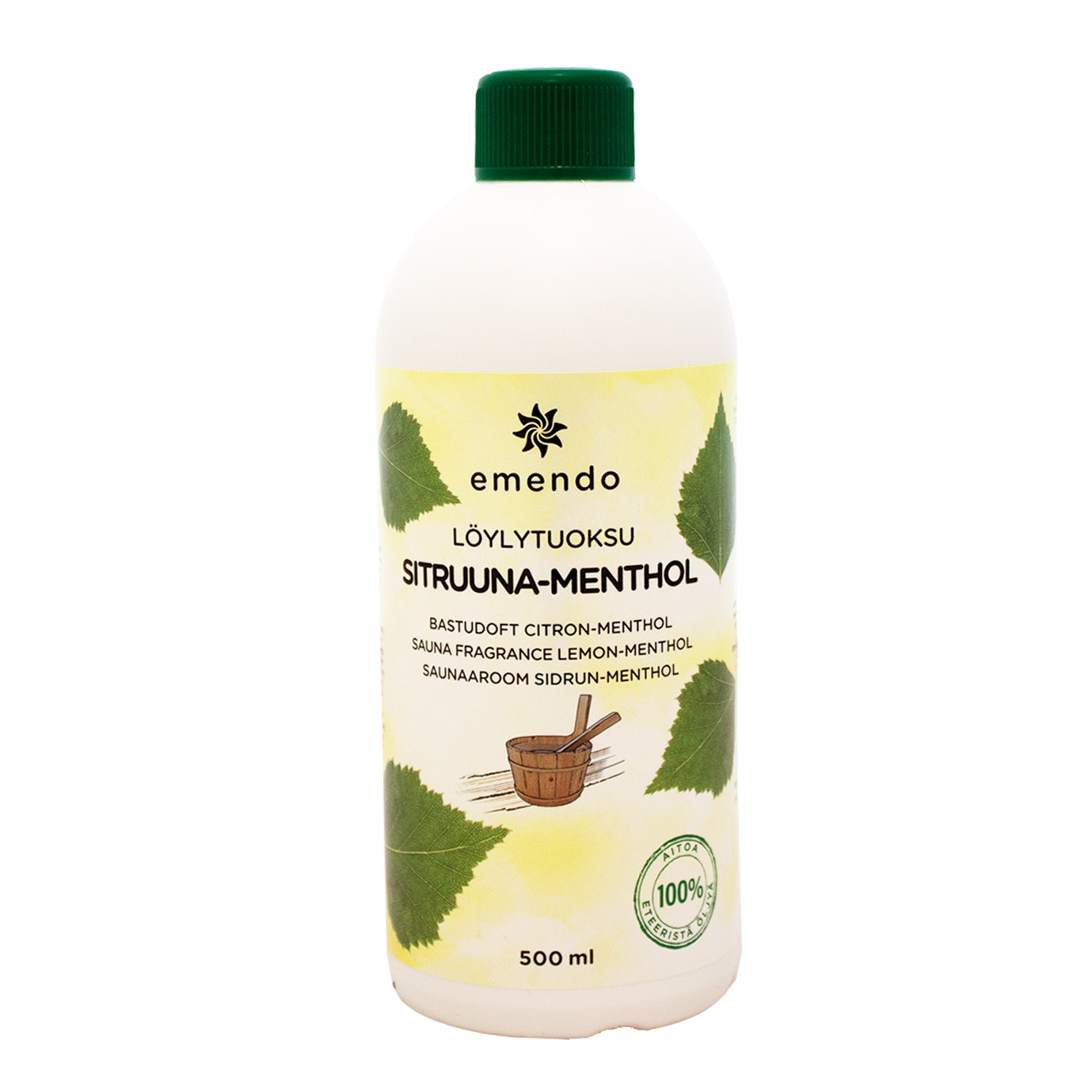 Fragranza profumata Limone e Mentolo per sauna da 500 ml