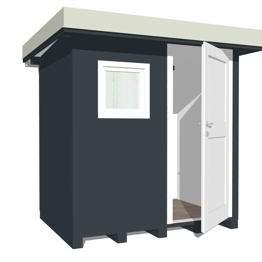 Bagni da esterno e cabine spogliatoio